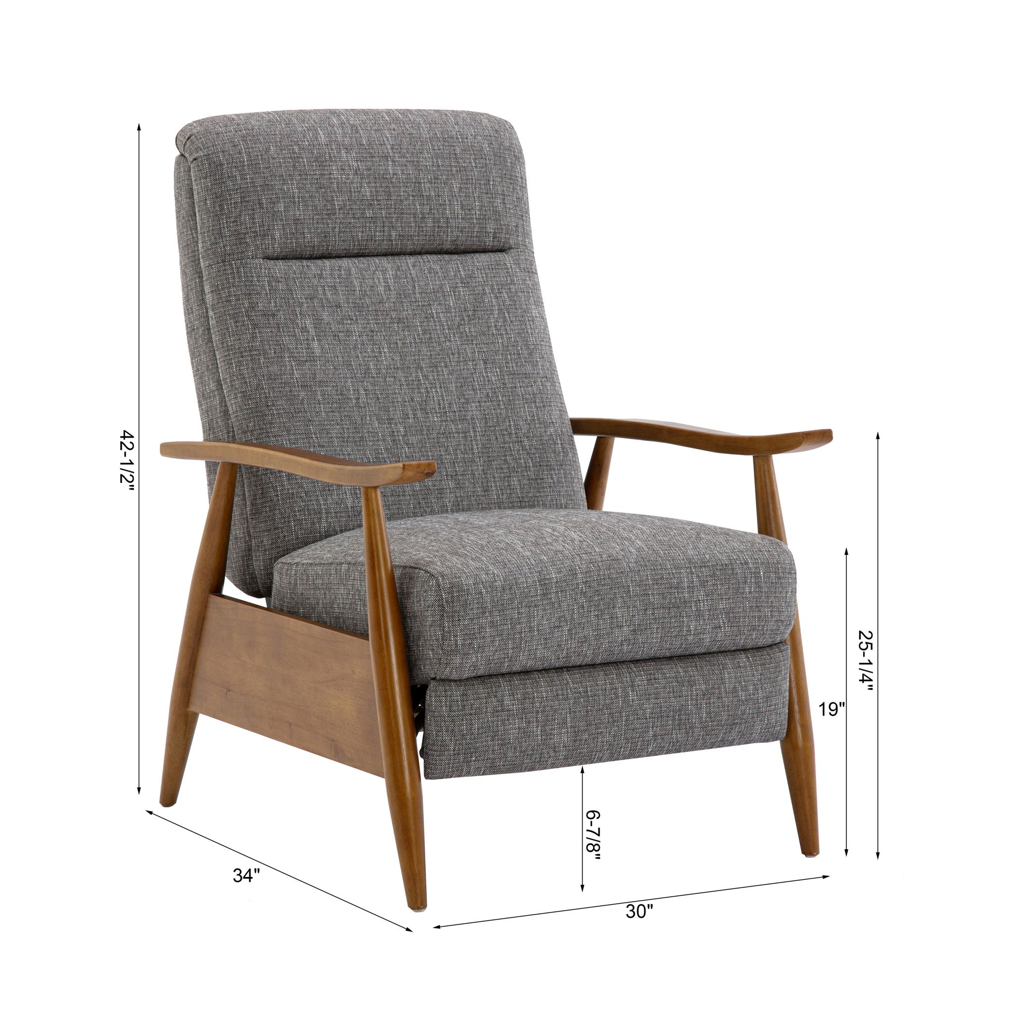 Vaughn - Push Back Recliner With Solid Hardwood Legs - Image 8