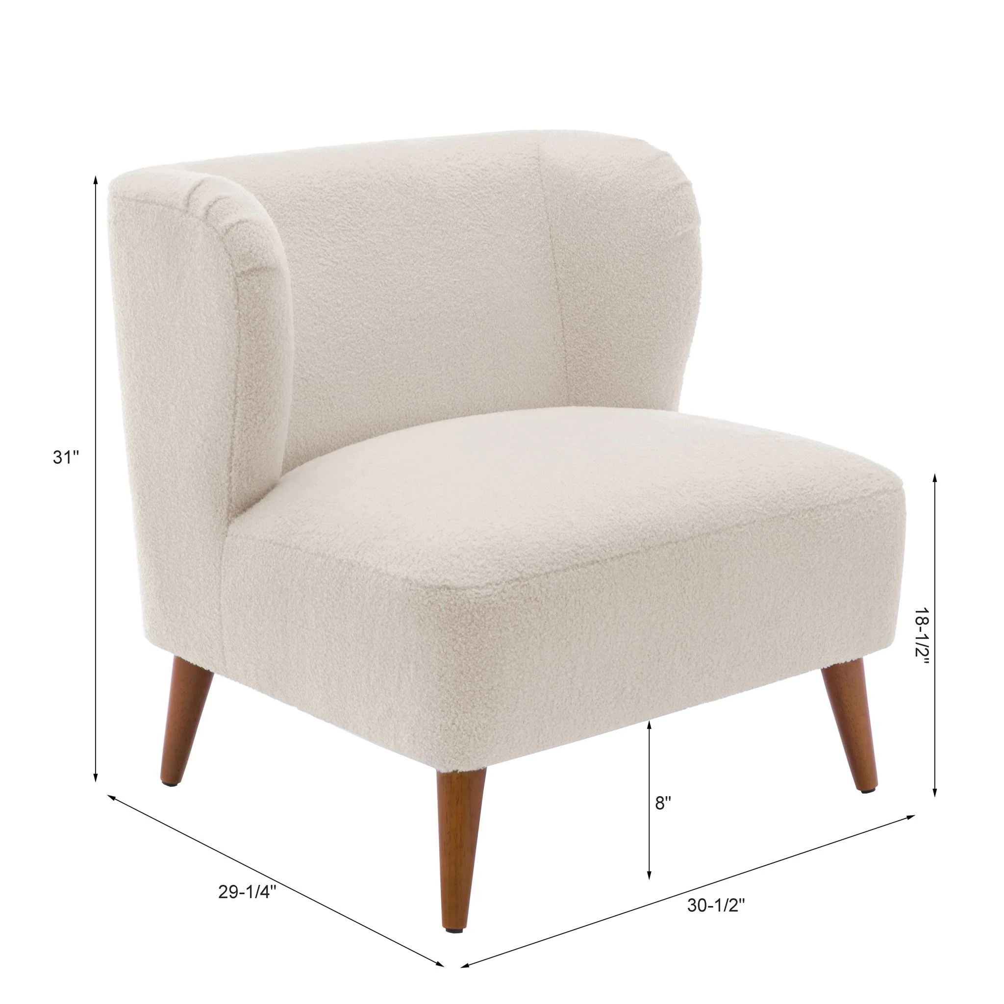 Veda - Accent Chair - White - Image 3