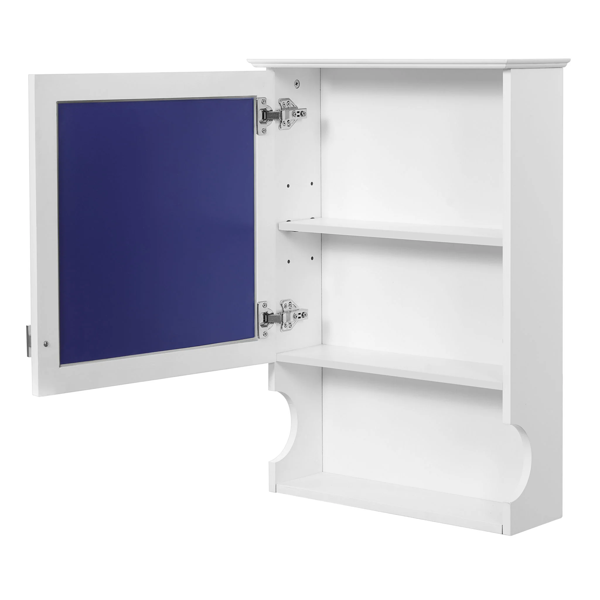 Wall Mounted Bathroom Storage Cabinet With Mirror, Soft Closing Hinges - Image 2