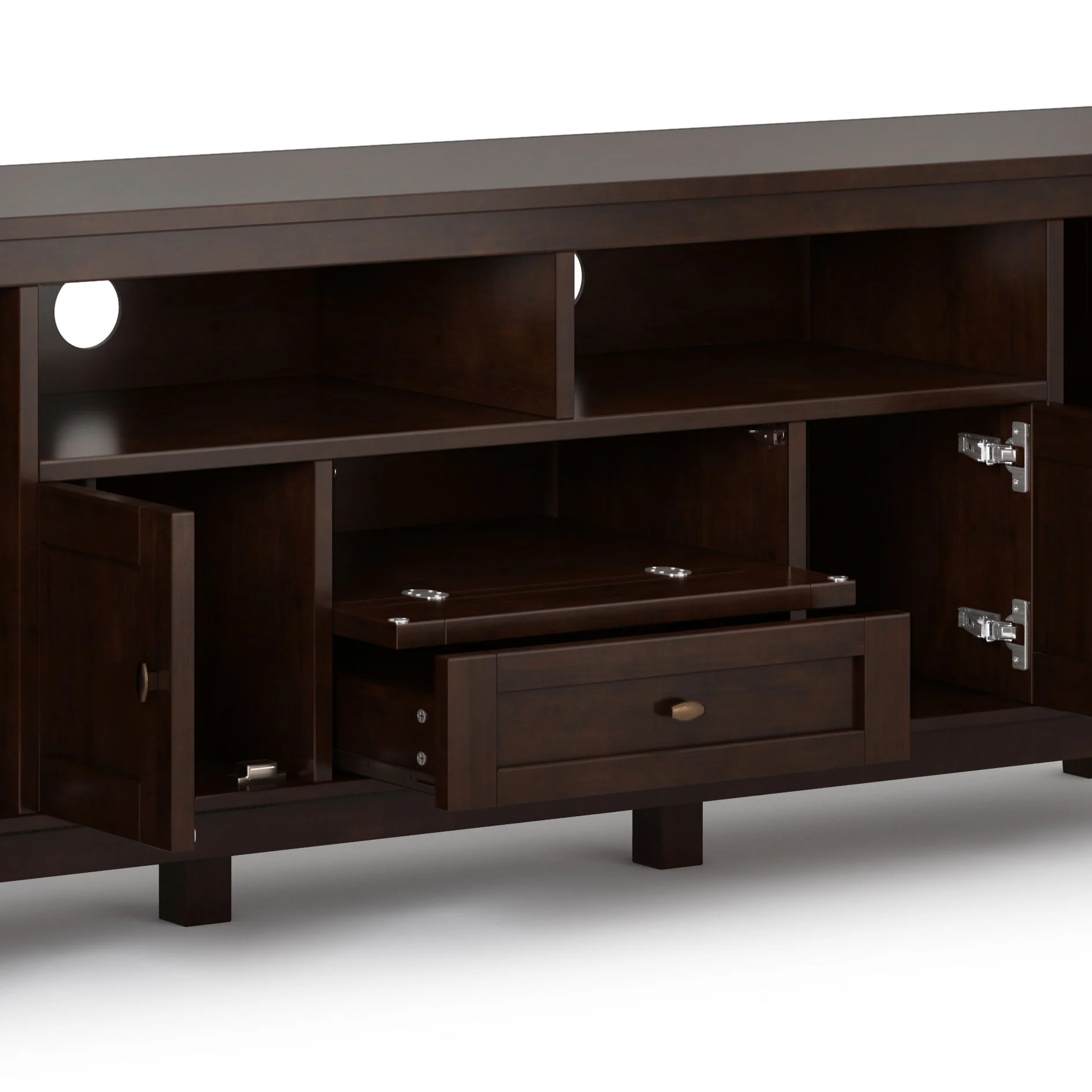 Warm Shaker - TV Media Stand, Handcrafted - Image 4