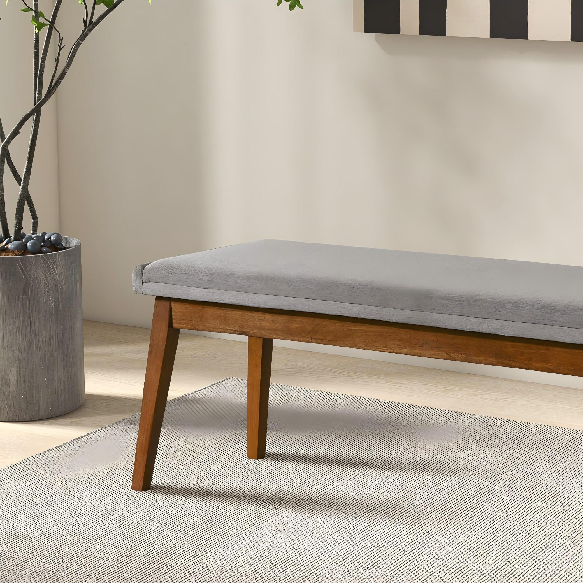 Warren - Bench - Ash Gray - Image 3
