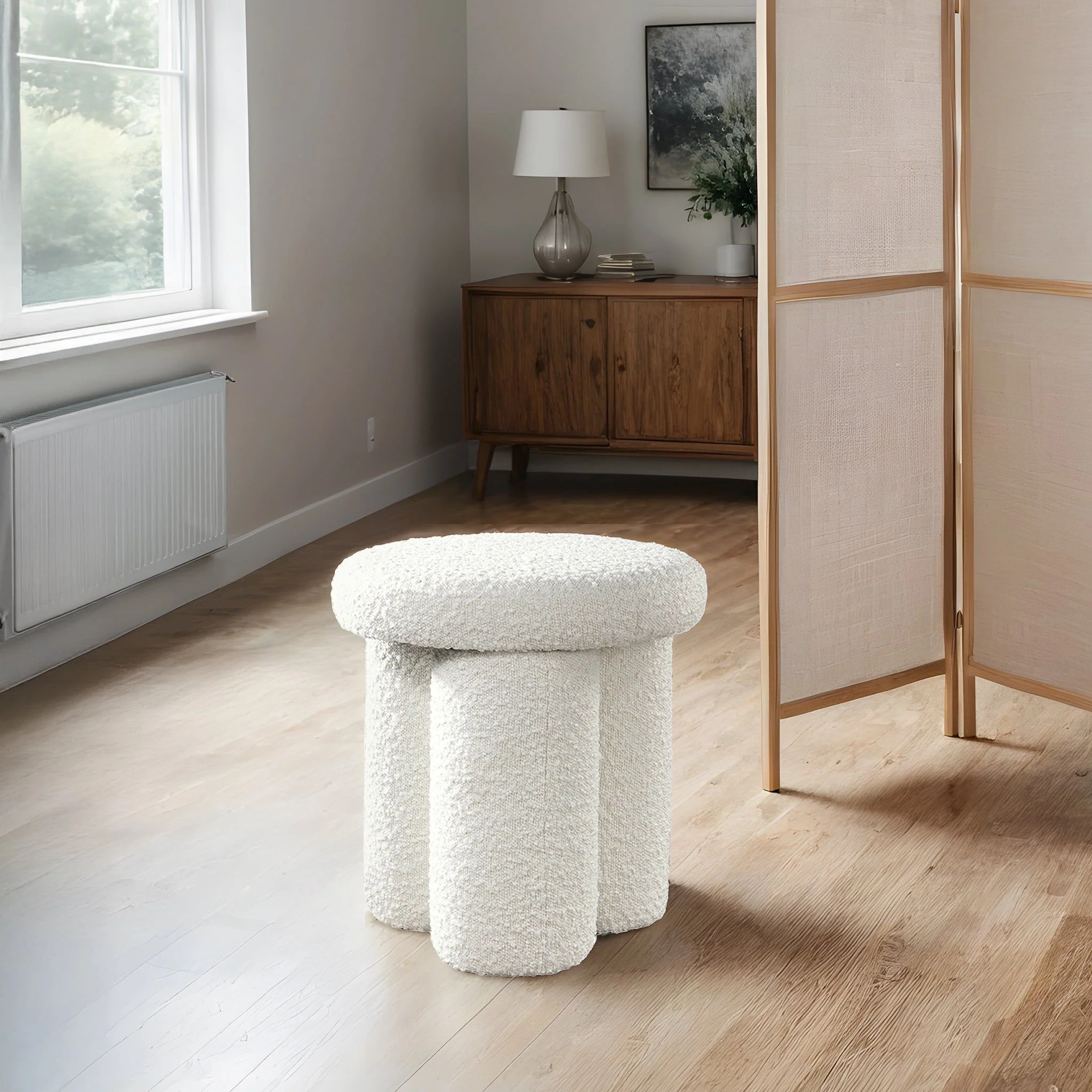Wesley - Stool - Ivory - Image 3