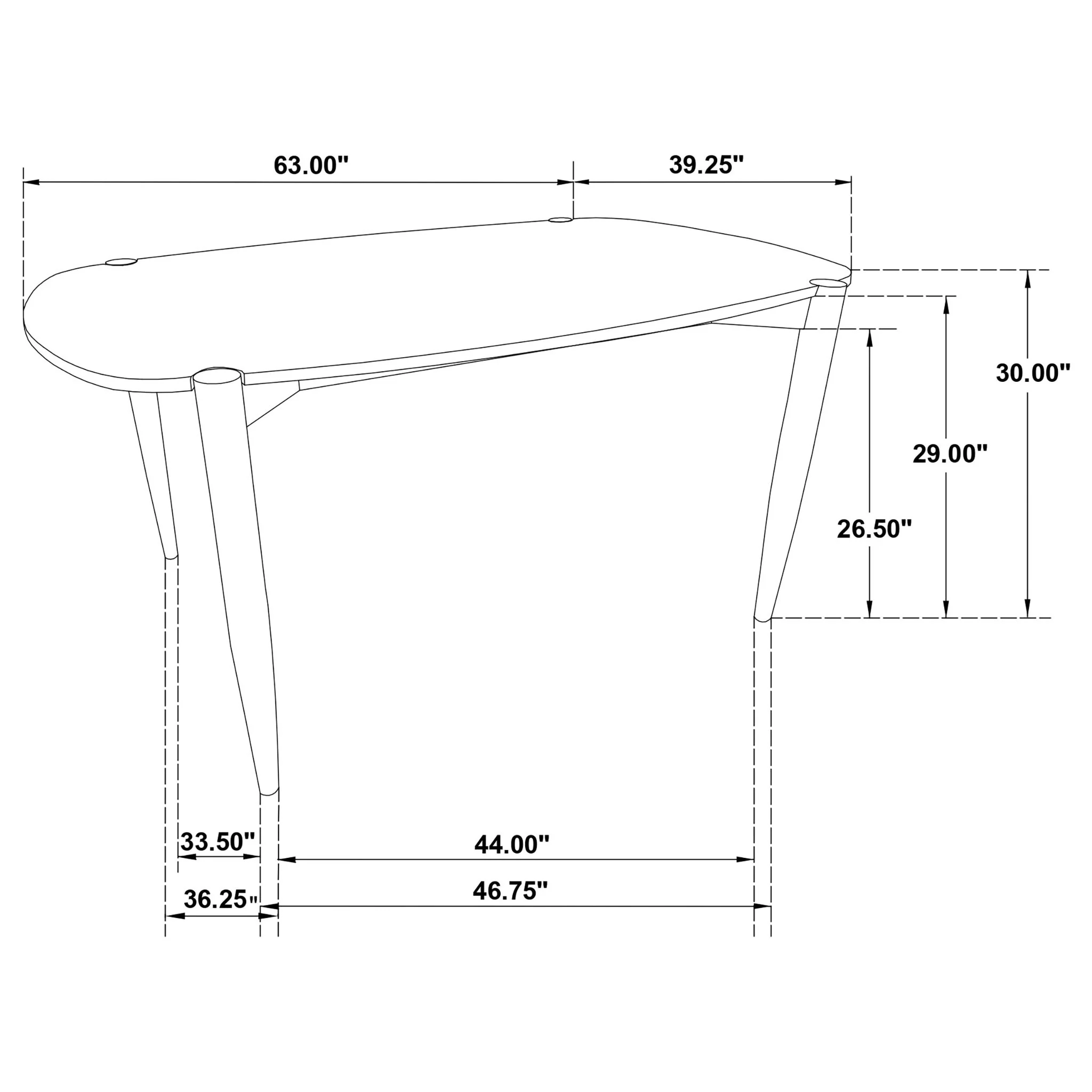 Whisten - Dining Set With Rounded Tabletop And Upholstered Chairs - Image 6