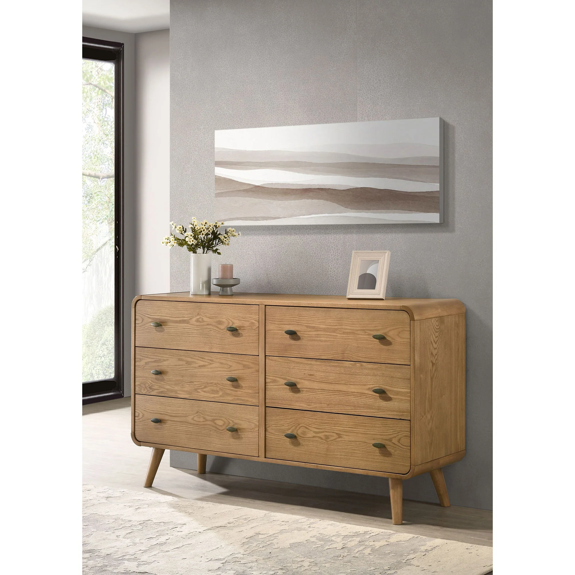 Winston - 6 Drawer Bedroom Dresser - Image 4