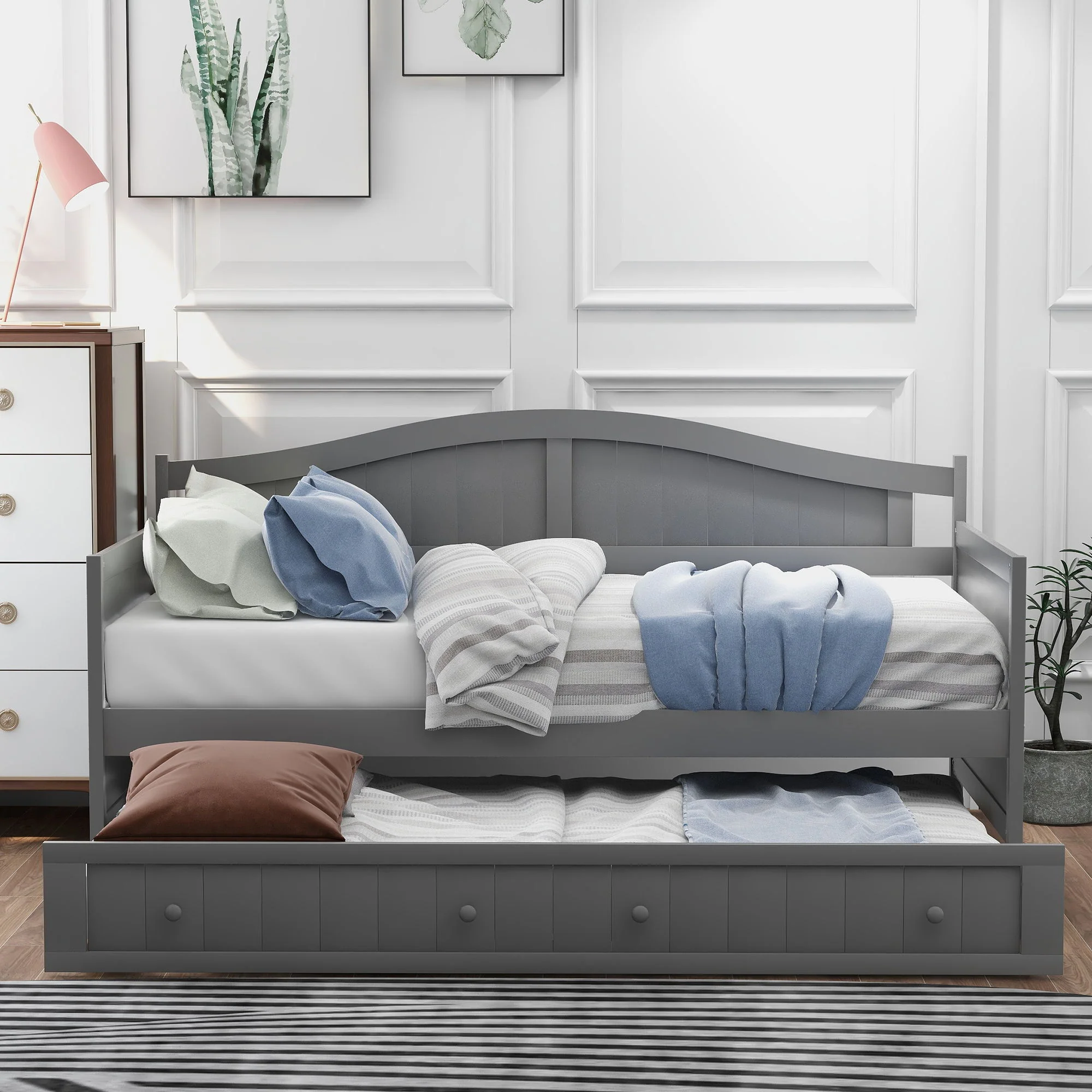 Wooden Daybed, Sofa Bed, No Box Spring Needed - Image 11