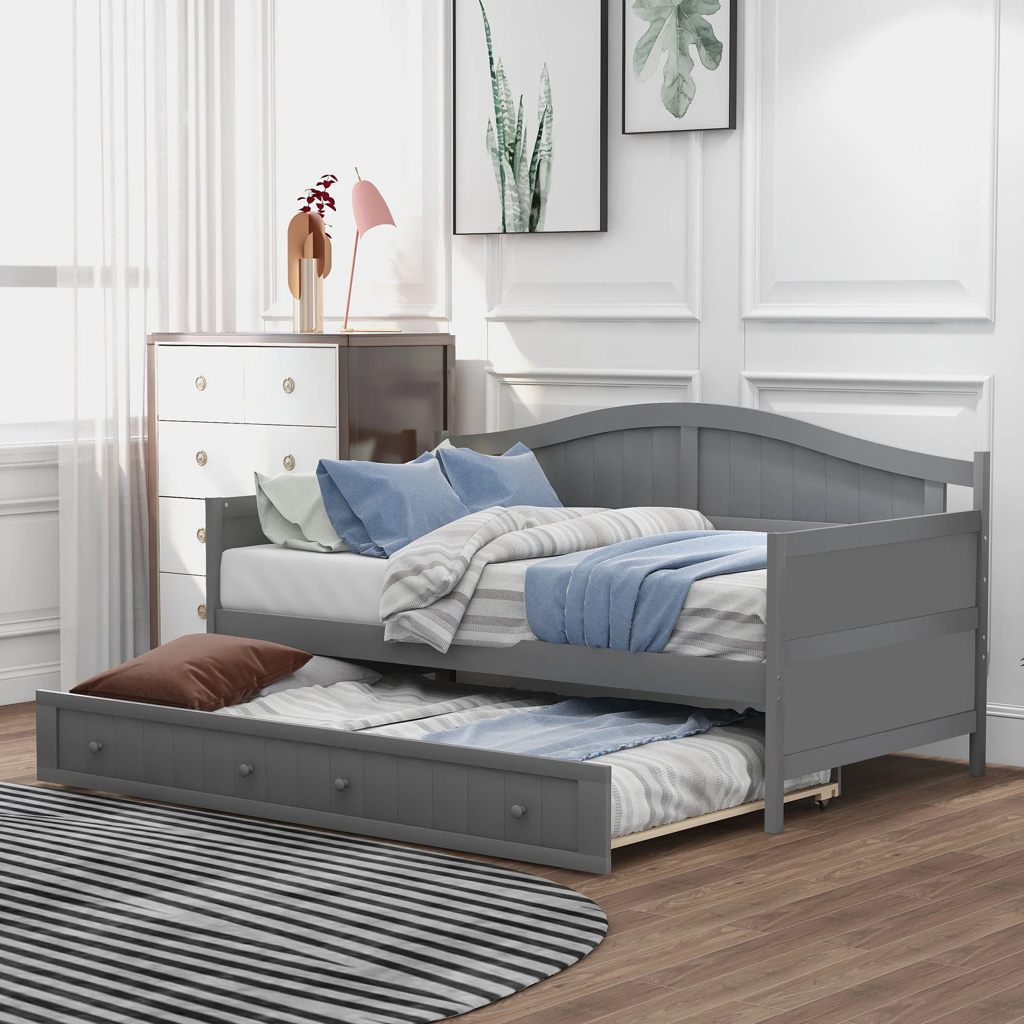 Wooden Daybed, Sofa Bed, No Box Spring Needed - Image 2