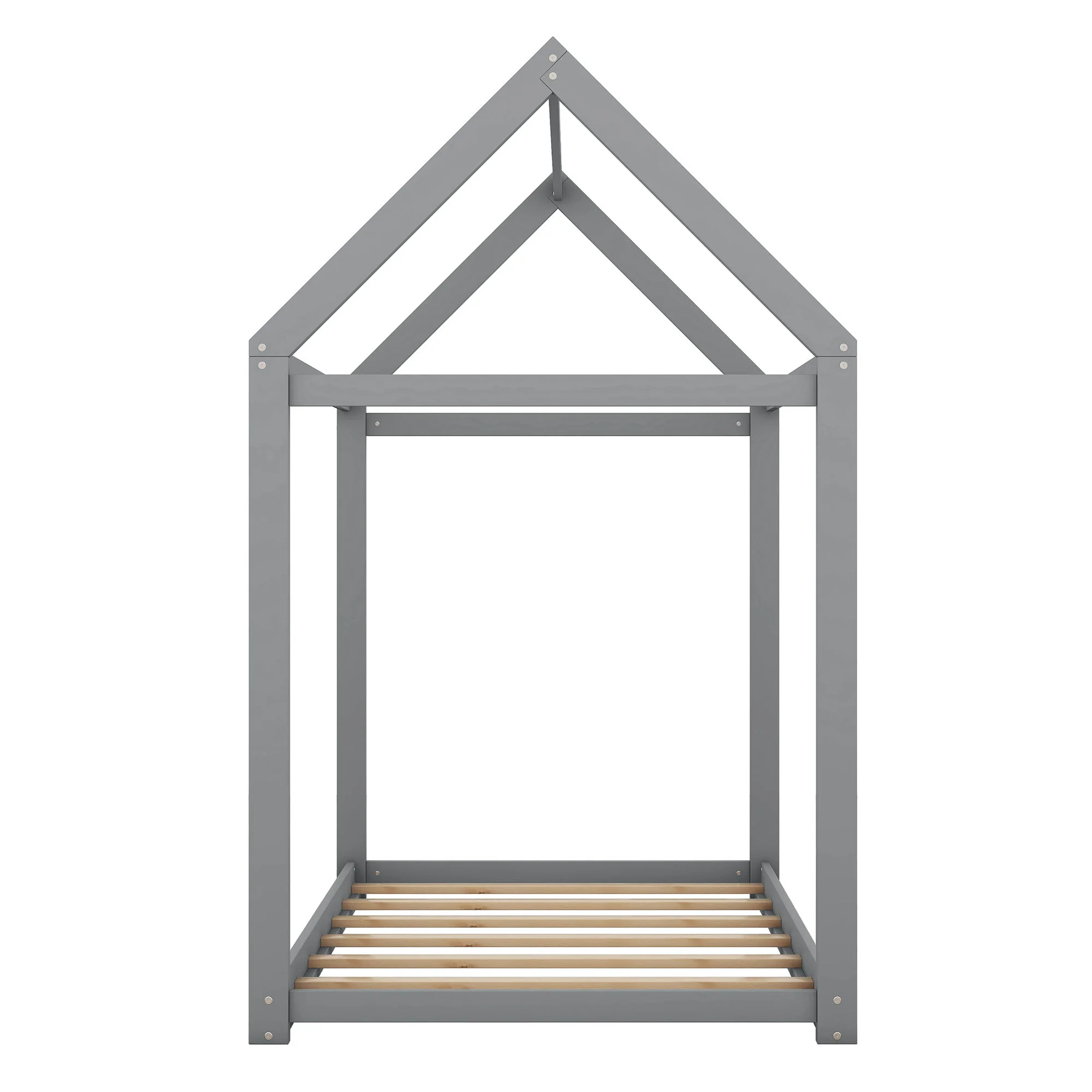 Wooden House Shaped Bed - Image 3