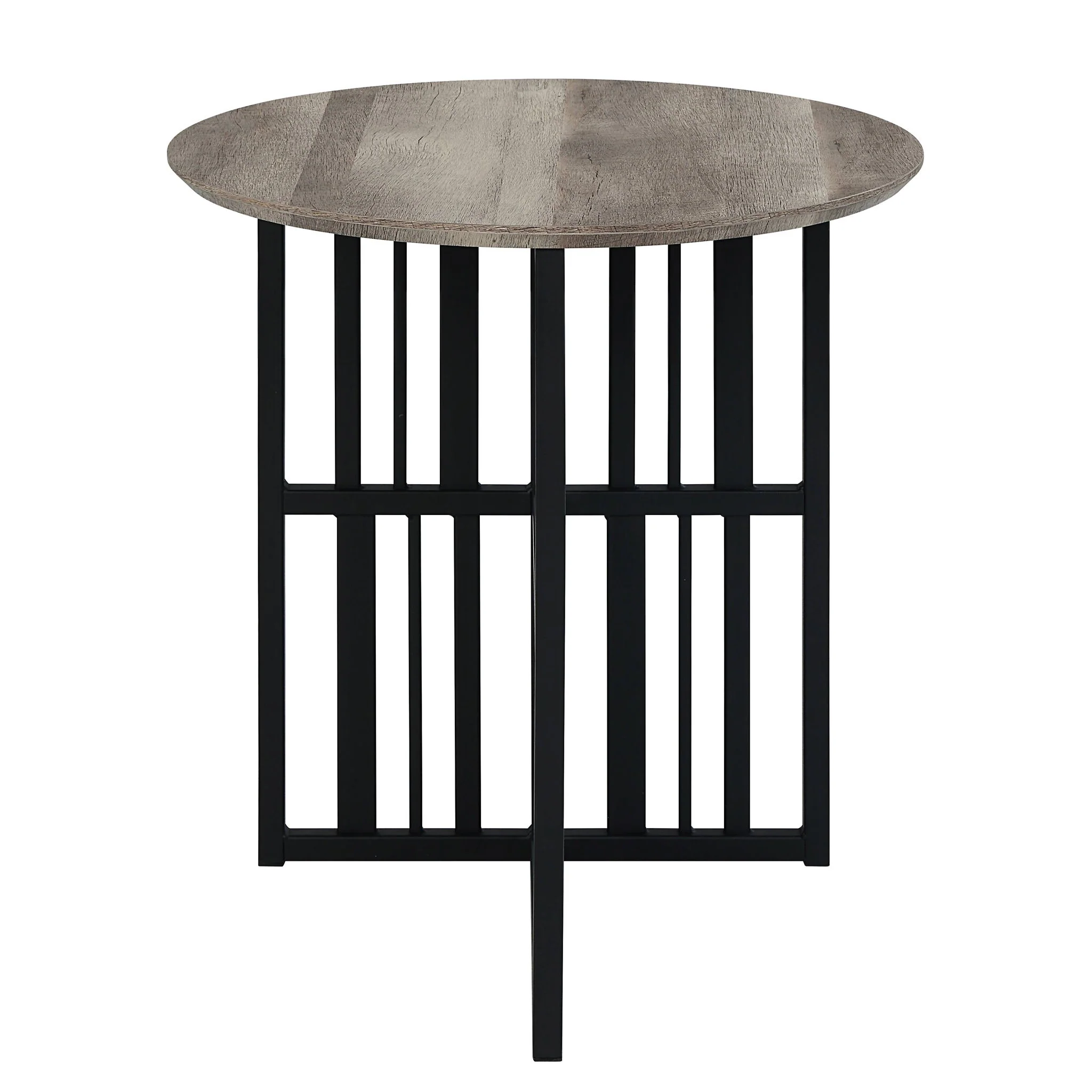 Zudora - End Table - Black / Oak - Image 2