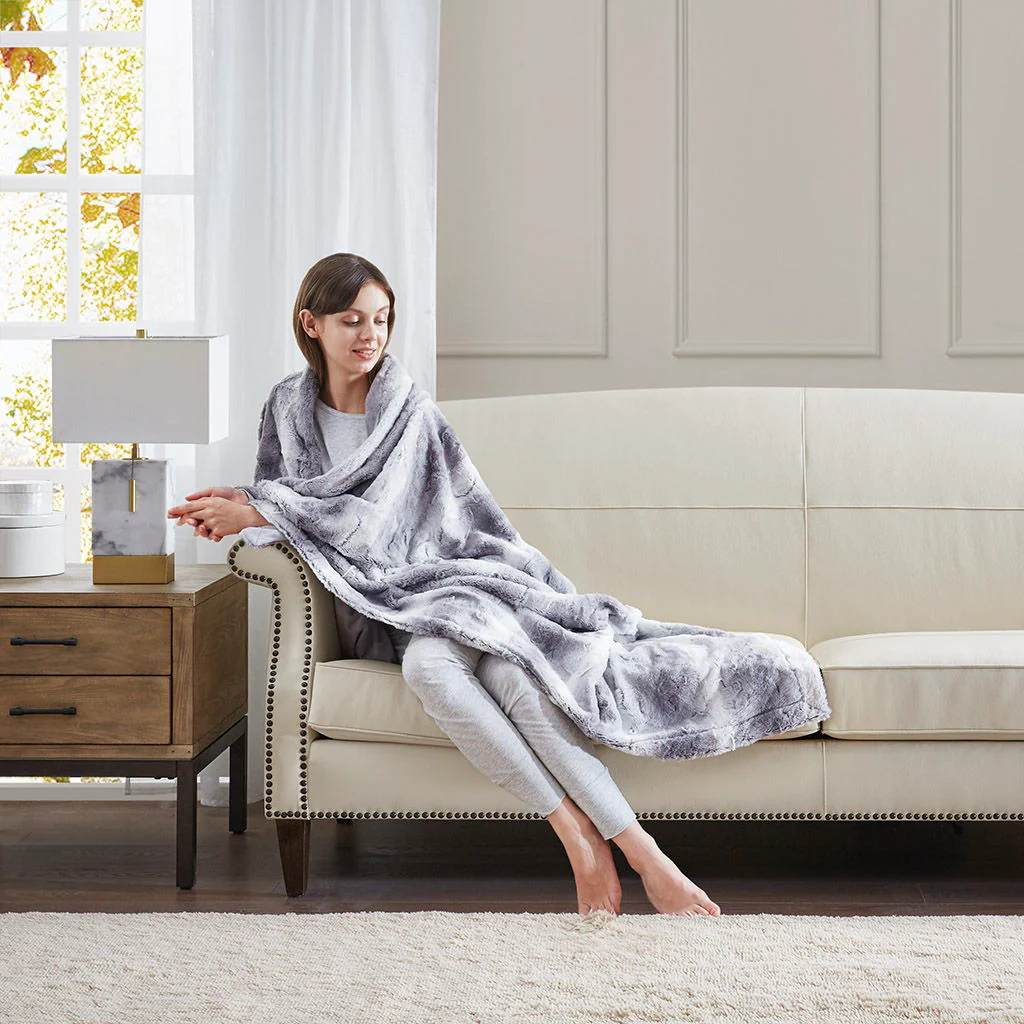 Zuri - Oversized Throw - Gray - Image 2